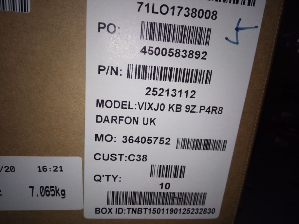 Lenovo F1J-DF-UK-OrangeKBD-ASSY UK English Keyboard 25213112