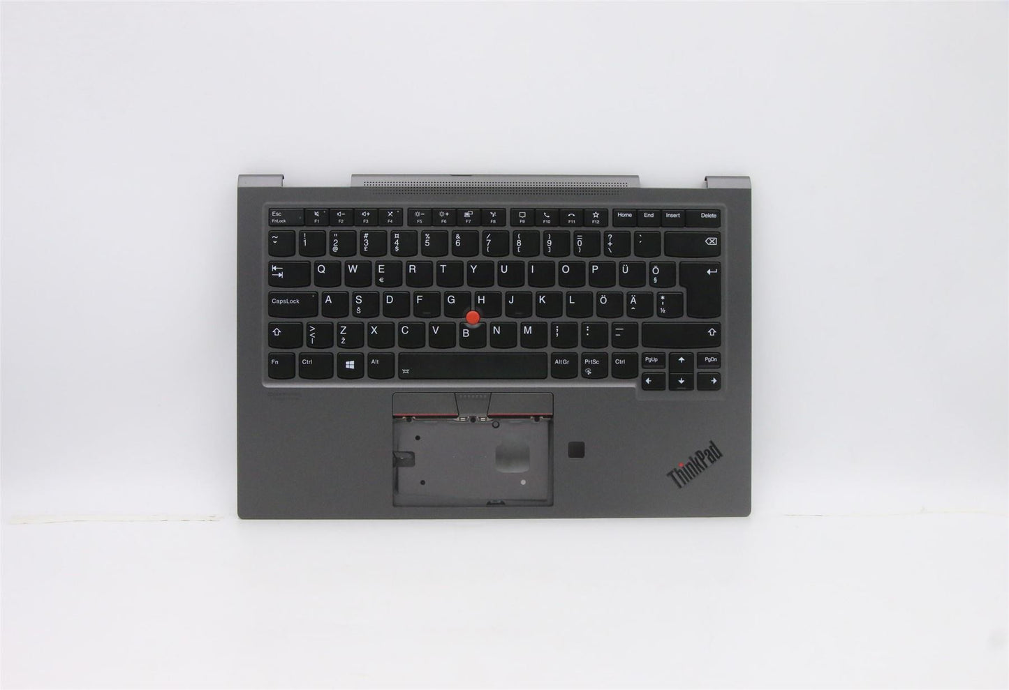 Lenovo Yoga X1 5th Gen Keyboard Palmrest Top Cover Estonian Grey 5M10Z37156