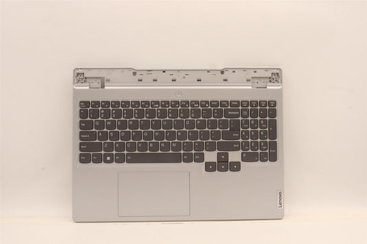 Lenovo Legion 5 15ARH7H Palmrest Cover Touchpad Keyboard US Silver 5CB1H68426