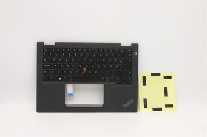 Lenovo ThinkPad X13 Gen 3 X13 Gen 2 Keyboard Palmrest Top Cover Black 5M11C18757