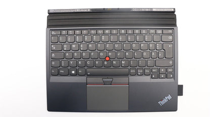 Lenovo ThinkPad X1 2nd Gen Keyboard Palmrest German Black Backlit 01AY113