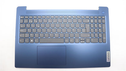 Lenovo IdeaPad 3 15AMN8 Palmrest Cover Touchpad Keyboard Belgian 5CB1L16455