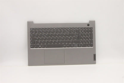 Lenovo ThinkBook 15 G2 ITL Tastatur Handballenauflage Obere Abdeckung Französisch Silber 5CB1B35007
