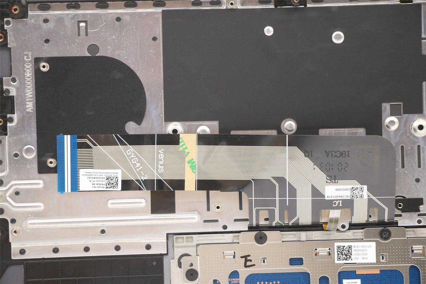 Lenovo IdeaPad 7 14IHU5 O Palmrest Cover Touchpad Keyboard Belgian 5CB1C90557