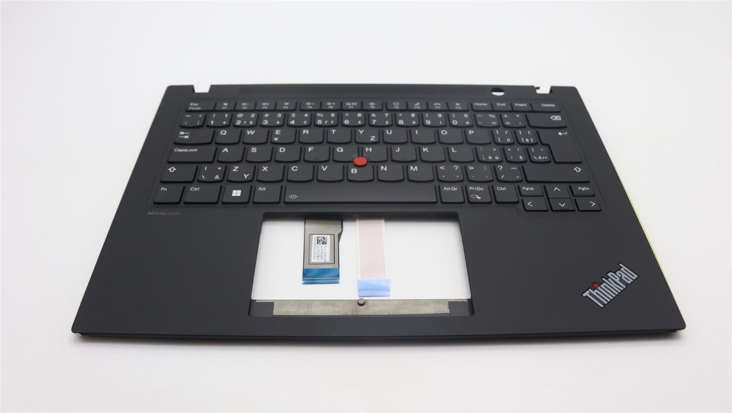 Lenovo ThinkPad T14s Gen 4 Keyboard Palmrest Top Cover Black Backlit 5M11L92824