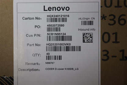 Lenovo D cover H 83DS_LG 5CB1N95124