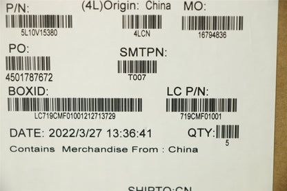 Lenovo P15v Gen2 FRU LABEL Kits 5L10V15380