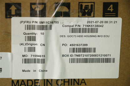 Lenovo 5M11C16755 MECH_ASM Housing HDD,AIO 3 22 24 27