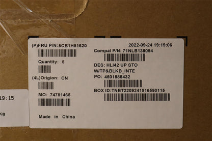 Lenovo IdeaPad 5 14ARH7 Palmrest Cover Touchpad Keyboard US Europe 5CB1H81620