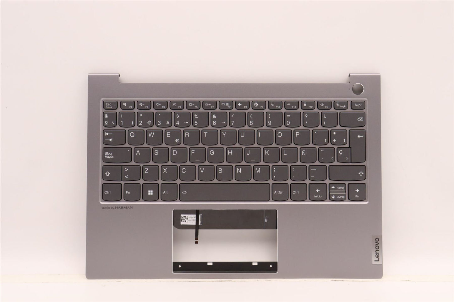Lenovo ThinkBook 13s G4 ARB Palmrest Cover Touchpad Keyboard Spanish 5CB1J09665