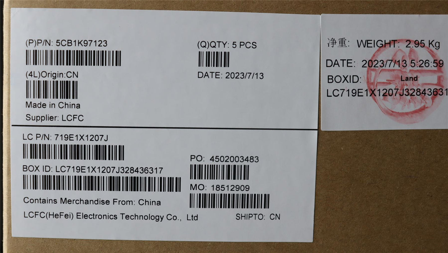 Lenovo Upper Case ASM_ITA L82XL FP AB BL 5CB1K97123