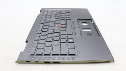 Lenovo ThinkPad X1 8th Gen Keyboard Palmrest Top Cover US Euro Grey 5M11H62249
