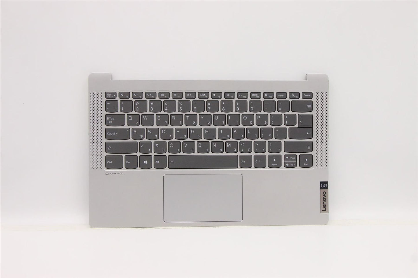 Lenovo IdeaPad 5G 14Q8X05 Palmrest Cover Touchpad Keyboard Hebrew 5CB1D66557
