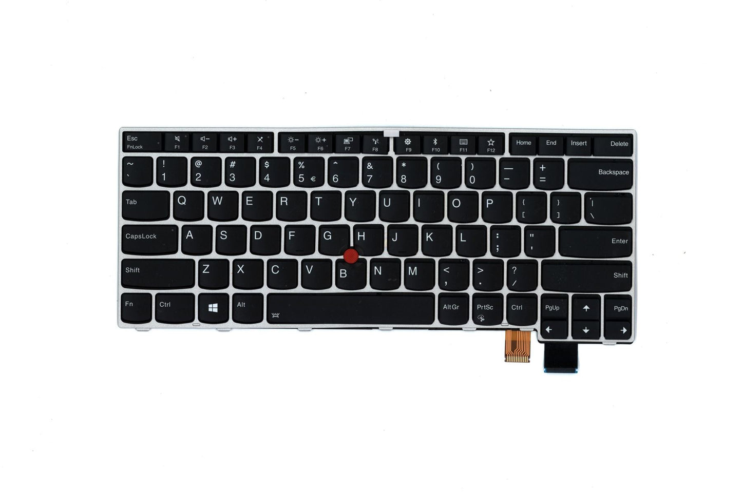 Lenovo ThinkPad T470s Keyboard US International Silver Backlit 01ER899