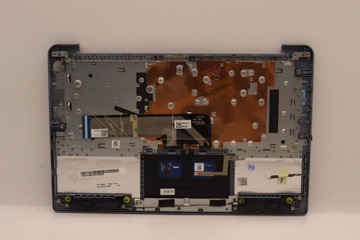 Lenovo Upper Case ASM_UKE L82RJ FP MB BL 5CB1H43587