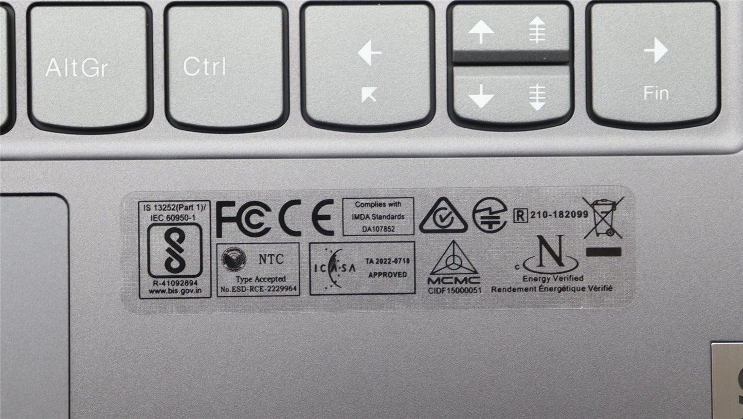 Lenovo Upper Case ASM_FRA WT 82TQ BL SG 5CB1J10673
