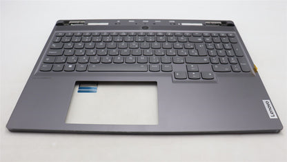Lenovo Legion S7 16IRH8 Keyboard Palmrest Top Cover Hungarian Silver 5CB1L68010