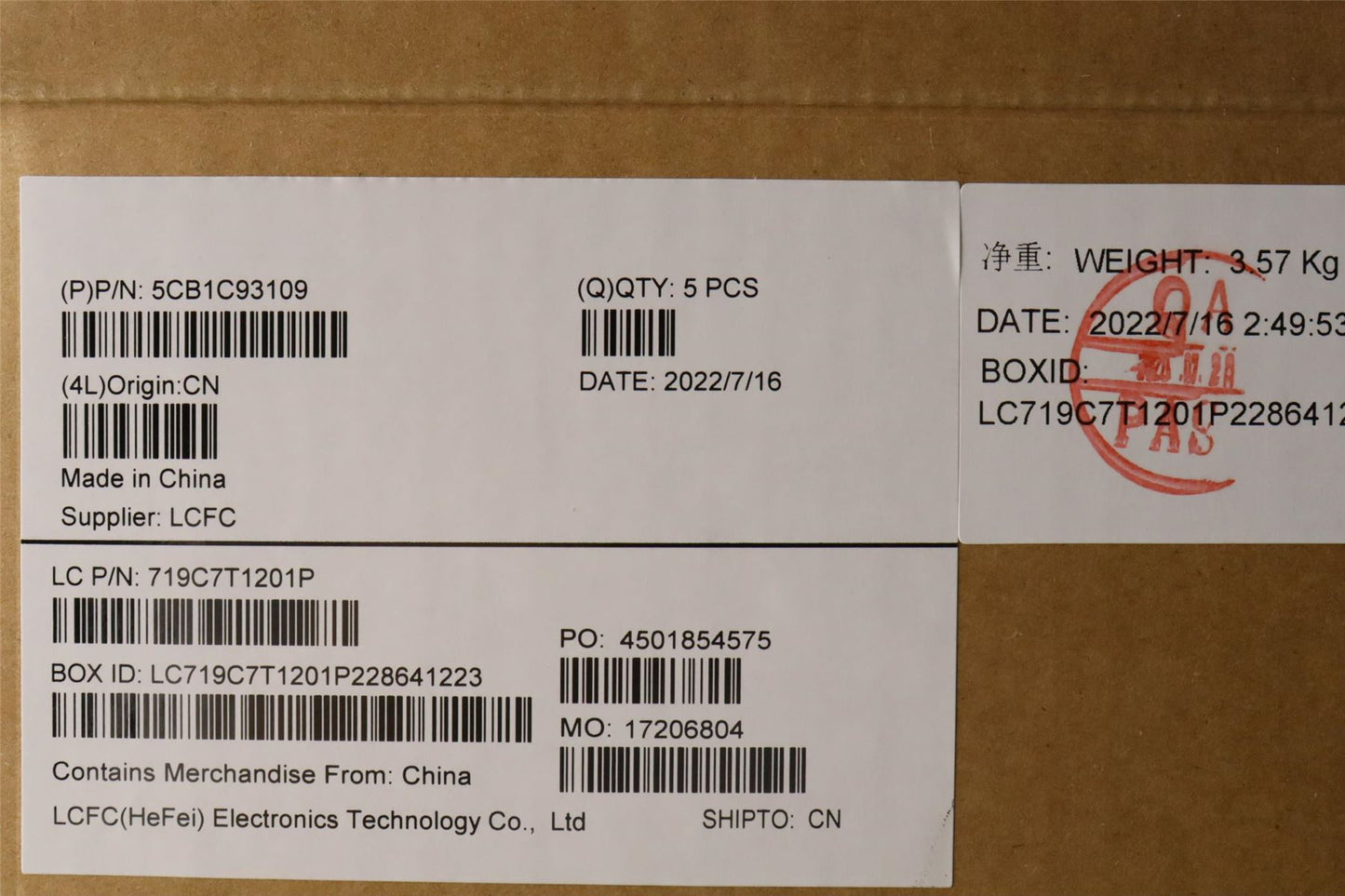 Lenovo Upper Case ASM_ITA L82JW SG_BUW/F 5CB1C93109