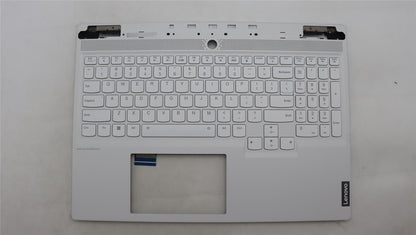 Lenovo Legion S7 16APH8 Keyboard Palmrest Top Cover US White Backlit 5CB1L84704