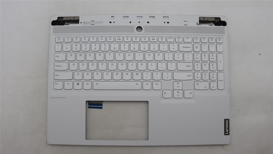 Lenovo Legion S7 16APH8 Keyboard Palmrest Top Cover US White Backlit 5CB1L84704
