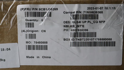 Lenovo IdeaPad 5 14ABA7 Palmrest Cover Touchpad Keyboard US Europe 5CB1J05269