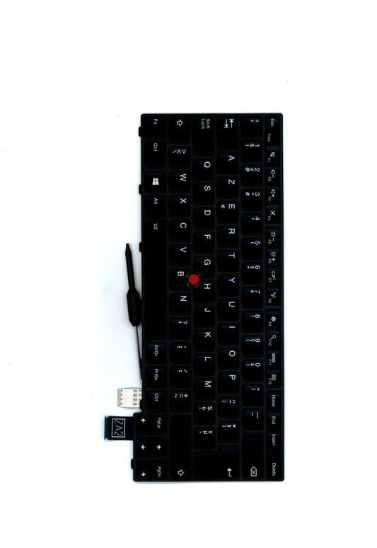 Lenovo ThinkPad T460p Keyboard Belgian Black Backlit 00UR401