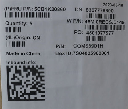 Lenovo Upper Case ASM_FRA W82XX SB BL 5CB1K20860