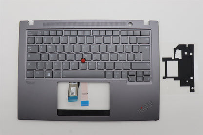 Lenovo ThinkPad T14s Gen 3 Keyboard Palmrest Top Cover German Black 5M11H52346