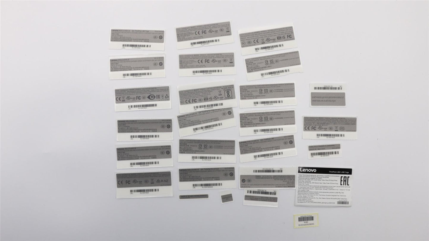 Lenovo LABEL Kylo FRU GEO Label Kit,SR 02DA338
