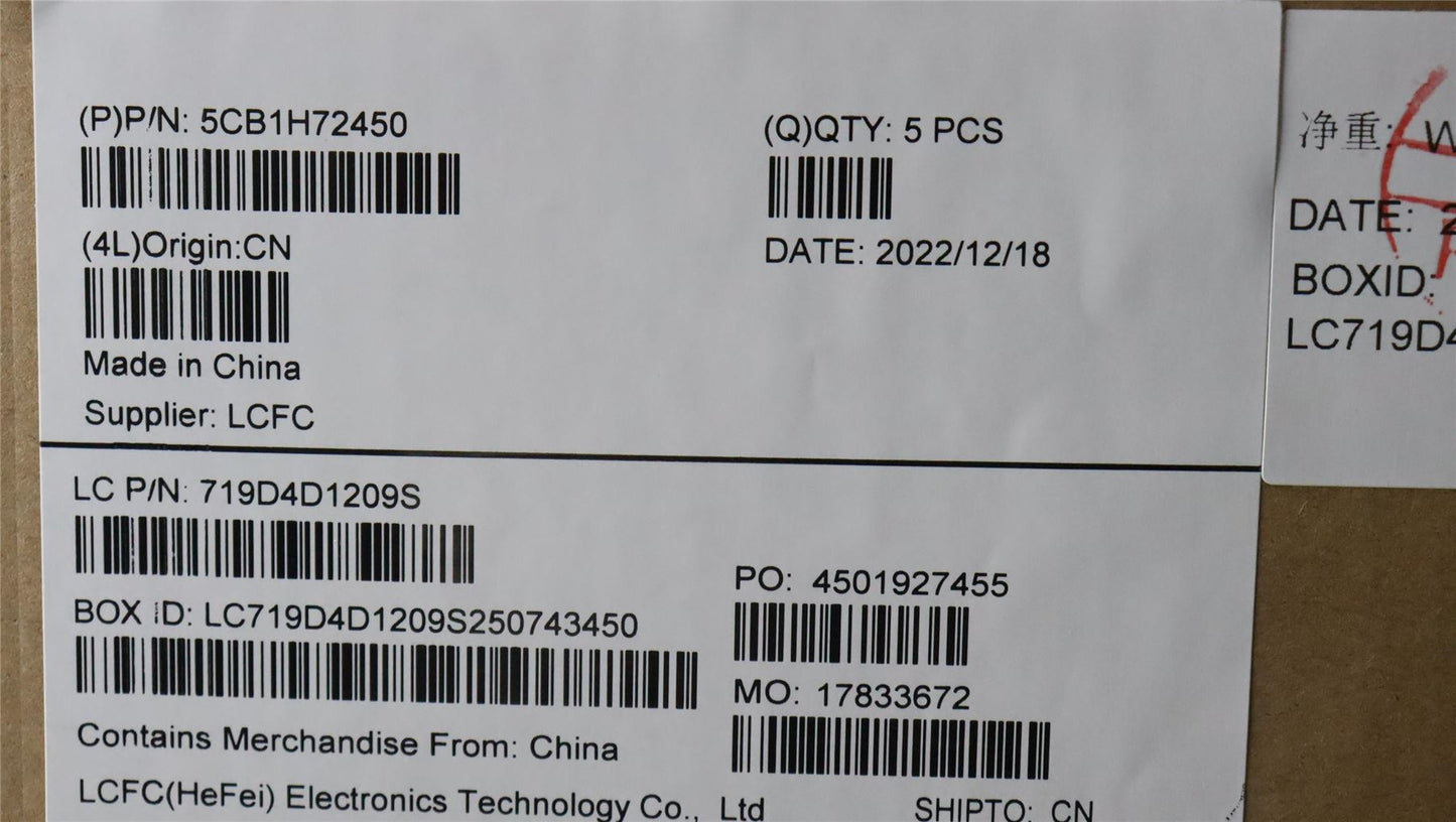 Lenovo Upper CaseASM_EUROENGL82RMAB_FP_BL 5CB1H72450