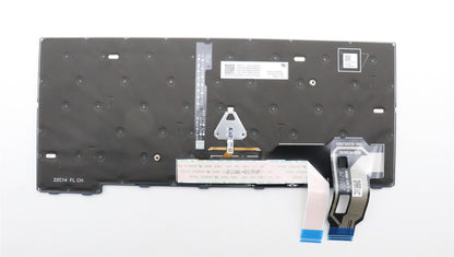 Lenovo ThinkPad C14 Gen 1 Keyboard Czech Slovakian Black Backlit 5N21E09439