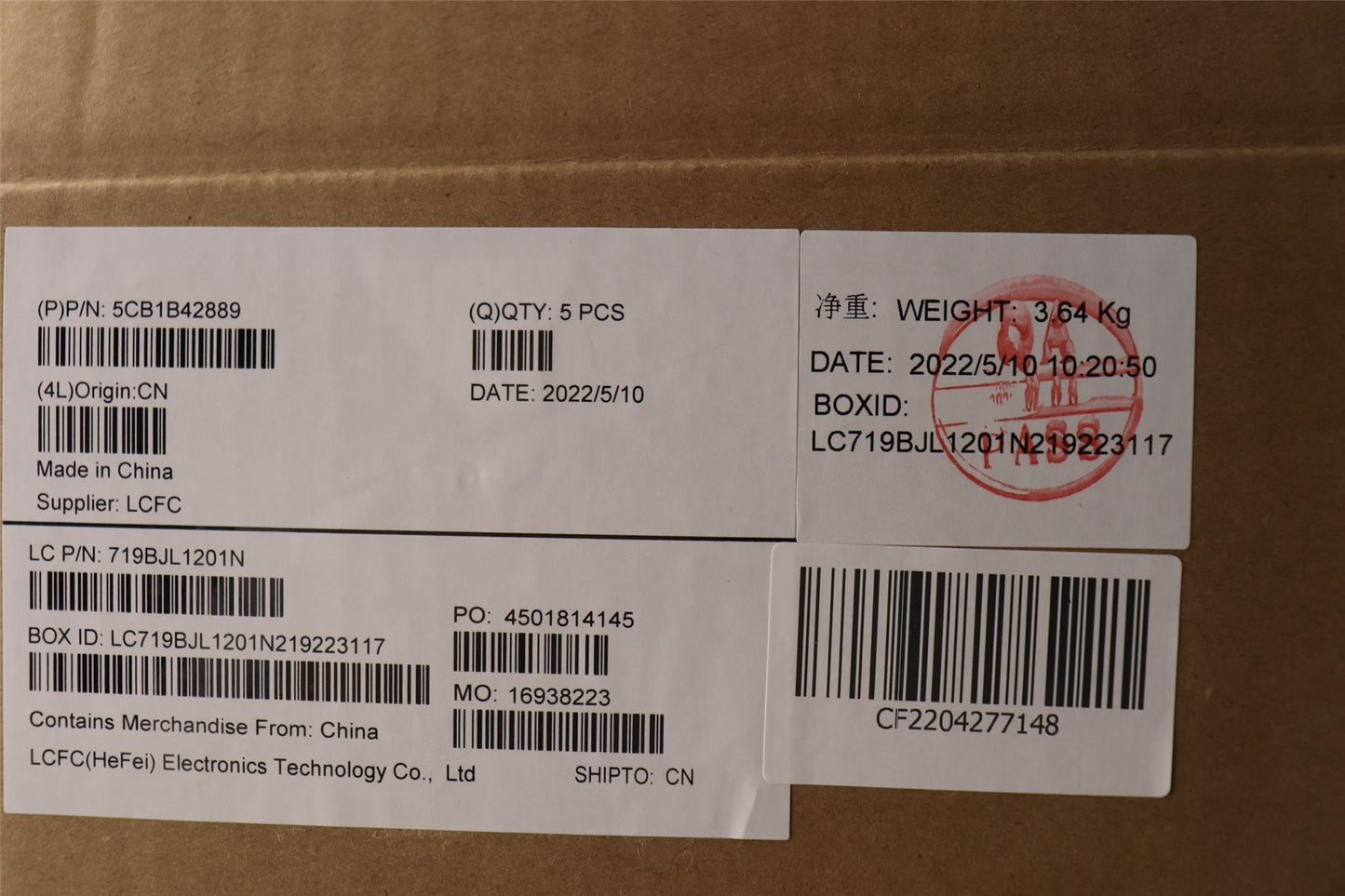 Lenovo Upper Case ASM_THAI L82FG FPABBLML 5CB1B42889