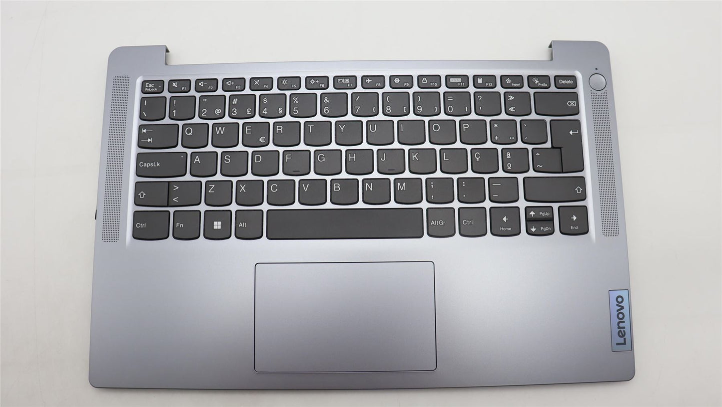 Lenovo IdeaPad 3 14AMN8 Palmrest Cover Touchpad Keyboard Portuguese 5CB1L30216