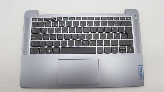 Lenovo IdeaPad 3 14AMN8 Palmrest Cover Touchpad Keyboard Portuguese 5CB1L30216