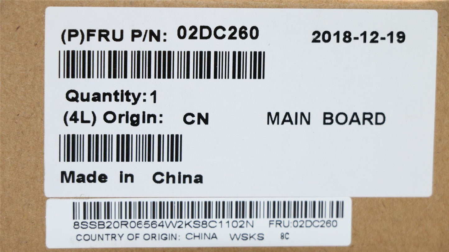 Lenovo BDPLANAR 600 N4100 4G CS NvP NOK YT 02DC260