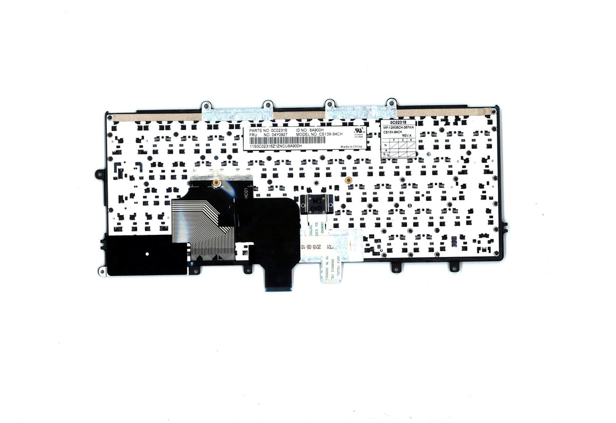 Genuine Lenovo ThinkPad X240 X250 Keyboard Swiss Black 04Y0927