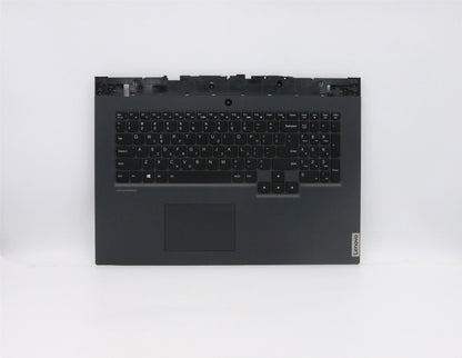 Lenovo Legion 5 17IMH05 Palmrest Cover Touchpad Keyboard Greek Grey 5CB0Z21115