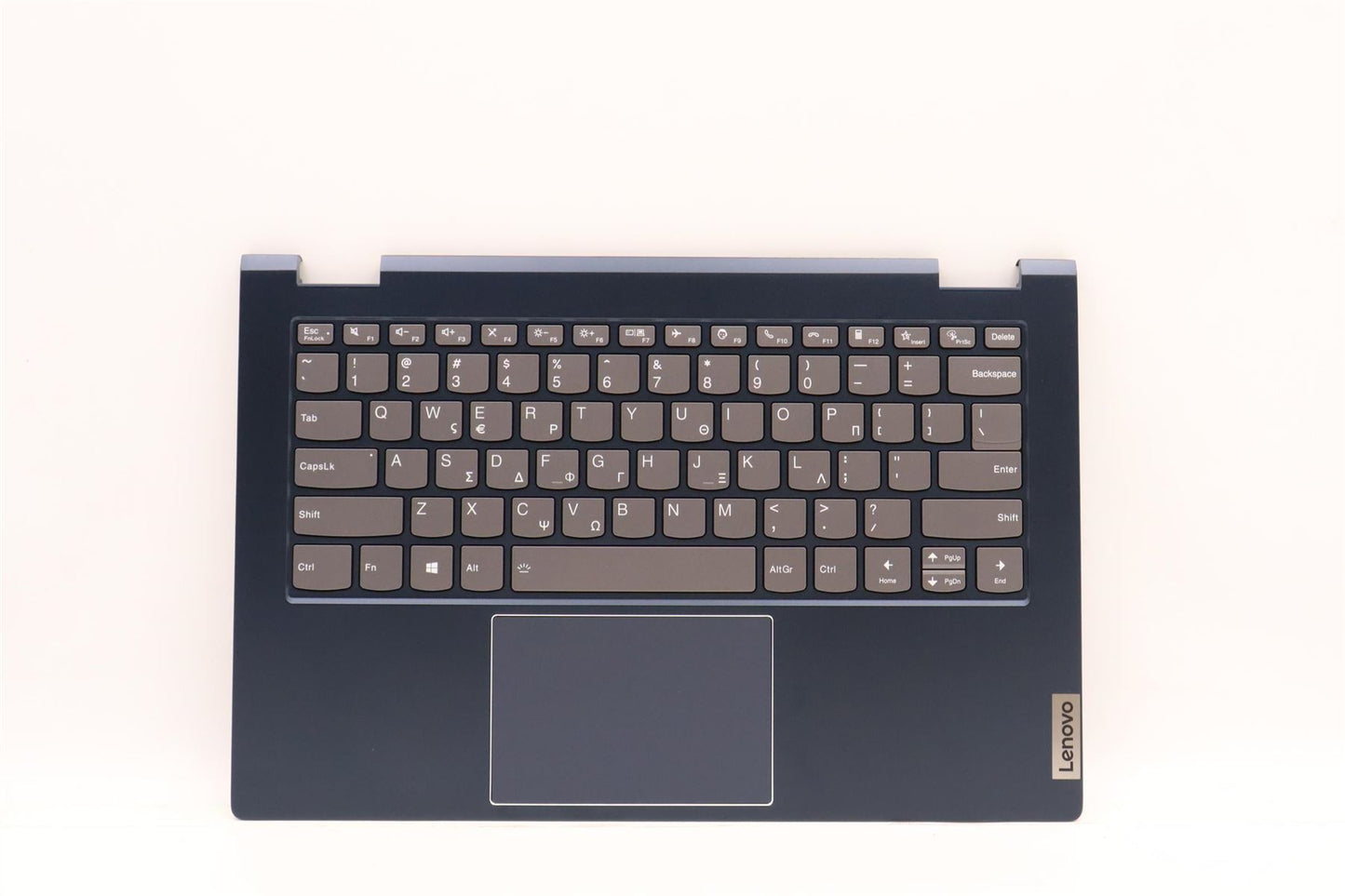 Lenovo Yoga 14s G2 IAP Palmrest Cover Touchpad Keyboard Greek Backlit 5CB1J10038