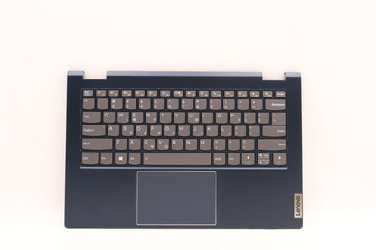 Lenovo Yoga 14s G2 IAP Palmrest Cover Touchpad Keyboard Greek Backlit 5CB1J10038
