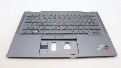 Lenovo Yoga X1 8th Gen Keyboard Palmrest Top Cover Swiss Grey Backlit 5M11H62492