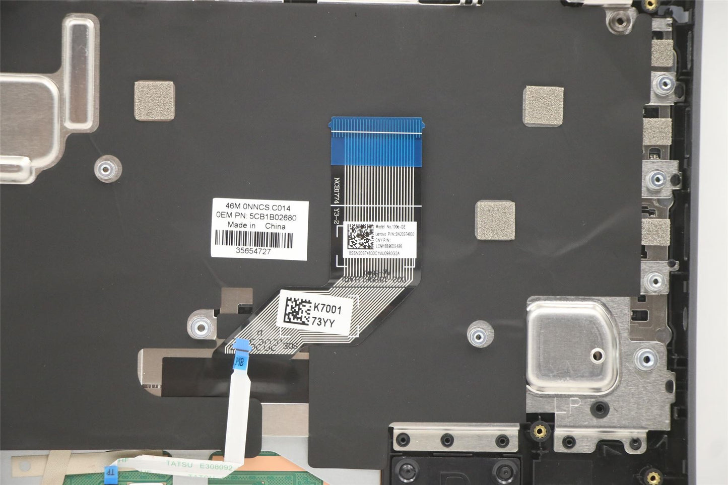 Lenovo UpperCase ASM B 82GK GER 5CB1B02680