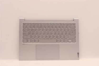 Lenovo Yoga 7 14ARH7 Palmrest Cover Touchpad Keyboard UK Cloud Grey 5CB1J51038
