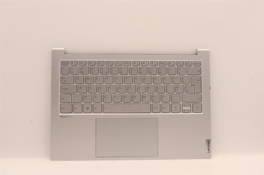 Lenovo Yoga 7 14ARH7 Palmrest Cover Touchpad Keyboard UK Cloud Grey 5CB1J51038