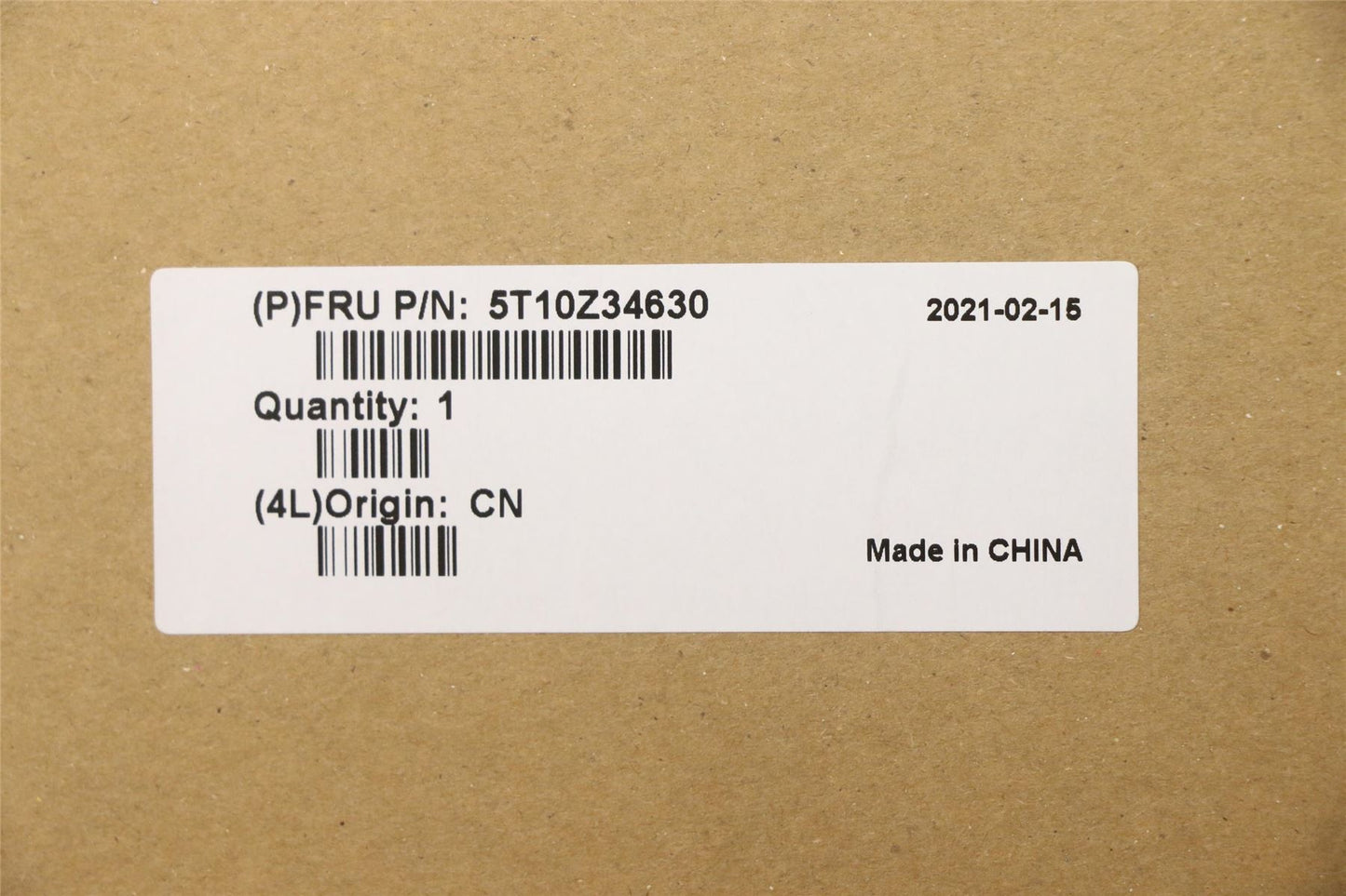 Lenovo TAPE FRU TAPE CU Foil for Rear Cover 5T10Z34630