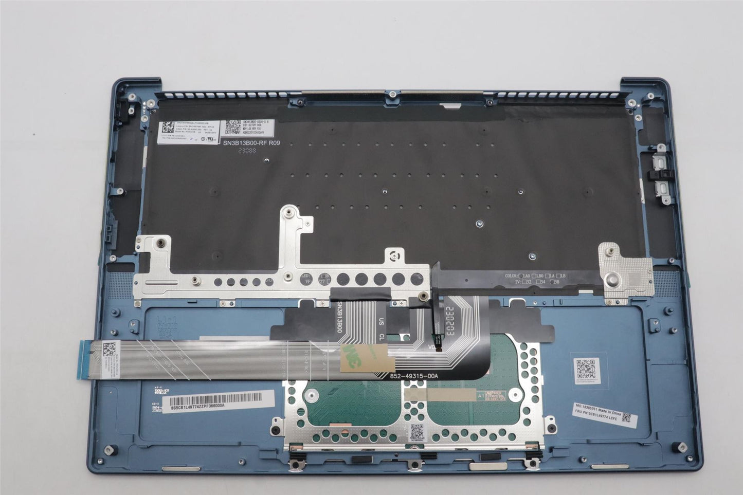 Lenovo Yoga 9 14IRP8 Palmrest Cover Touchpad Keyboard Ukrainian 5CB1L49774