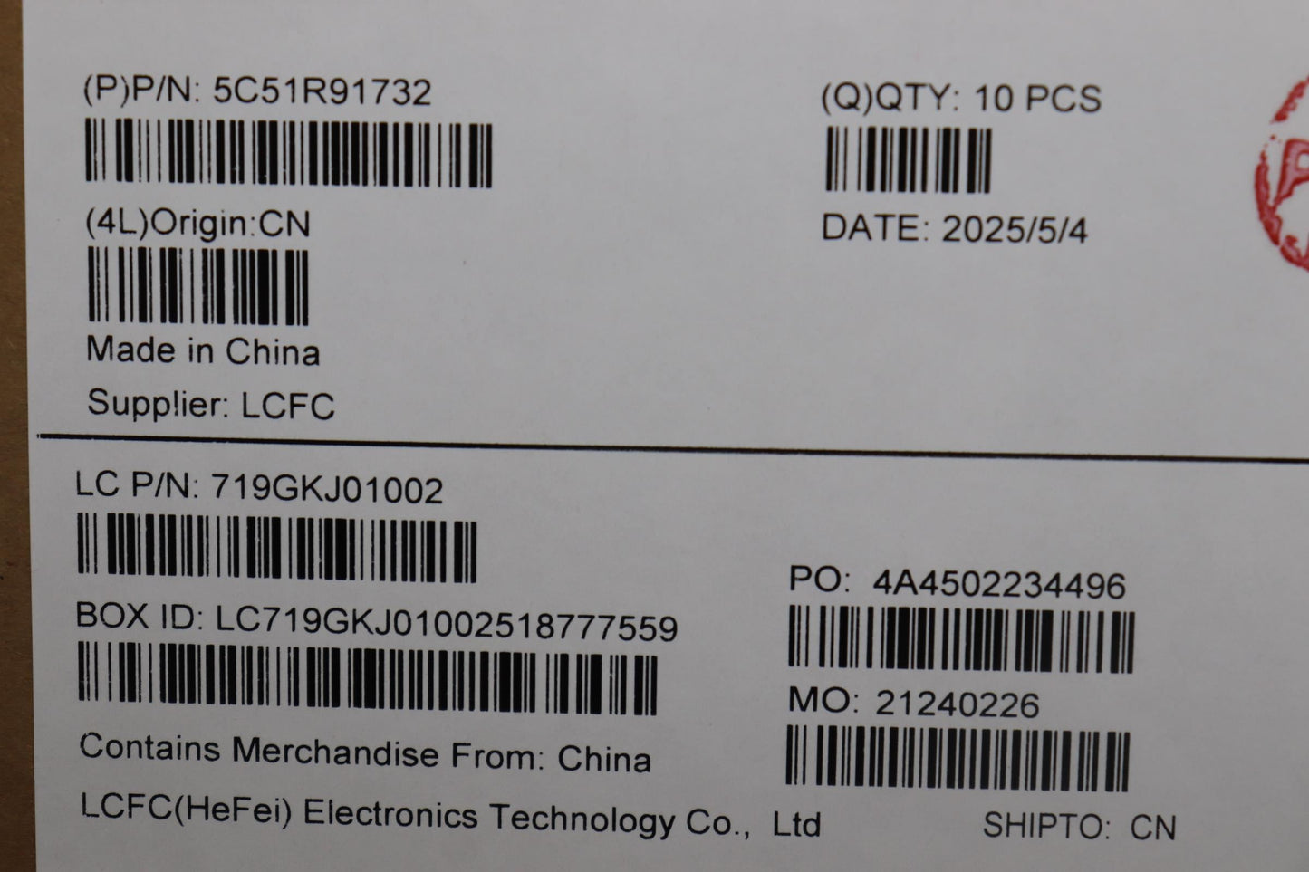 Lenovo CARDPOP PCBA IO/B NSG631 ME633 NON-FPR Fingerprint FPR I/O Board 5C51R91732