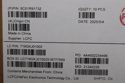Lenovo CARDPOP PCBA IO/B NSG631 ME633 NON-FPR Fingerprint FPR I/O Board 5C51R91732