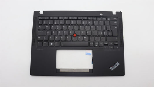 Lenovo ThinkPad X13 Gen 4 Keyboard Palmrest Top Cover Switzerland 5M11L86046