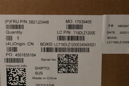 Lenovo MBL21EJR76800HUMA16GOLEDNOKWWRM 5B21J23448