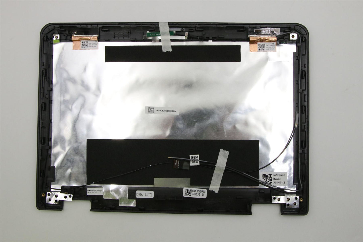 Lenovo Chromebook 11e 4th LCD Cover Rear Back Housing Black W/Antenna 01HY392